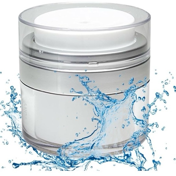 NWOT Empty Airless Cosmetic Container. Refillable Container For Creams. - Picture 1 of 6